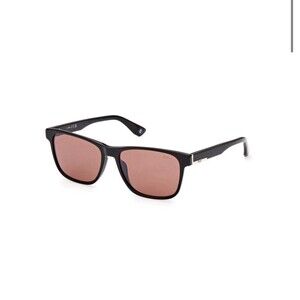 BMW BW0032 02U Black Acetate Bordeaux Lens Unisex Sunglasses (55mm) NEW$125